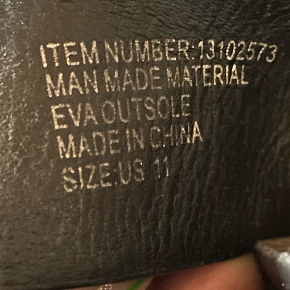 Torrid Black Rhinestone Dual Strap Slide Size 11 - Picture 6 of 6